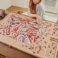 Candy Cane Collage 1000-Piece Jigsaw Puzzle for Adults | Brain Teaser, Educational Developmental Toys & Games, Building Kit Activities to Encourage