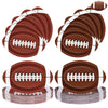50 Pcs Football Plates - Rugby Shape Design Paper Plate, Disposable Dinner Dessert Paper Plates Tableware Set for Football Party Supplies Birthday