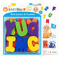BabyBibi 36 PCS Stick-On Foam Letters & Numbers - Non-Toxic, BPA Free, No Mold Tub Toys - Colorful, Educational, Fun ABC Learning for Toddlers