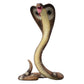 Gemini&Genius King Cobra Figurine Toy- Safari Animal Toys, Fake Snake Action Figures, Scary Snake Toy-6.5 Inches Height, or Garden Decor Scare Birds
