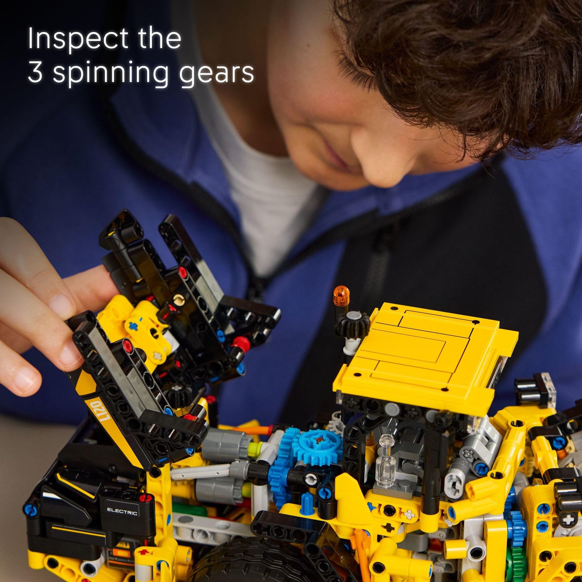 LEGO Technic Volvo L120 Electric Wheel Loader Construction Toy - Pretend Play Building Set - Great Birthday Gift for Boys, Girls, and Kids 9+ Who Love