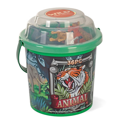 Wild Republic Adventure Buckets Animal Figurines - 8"