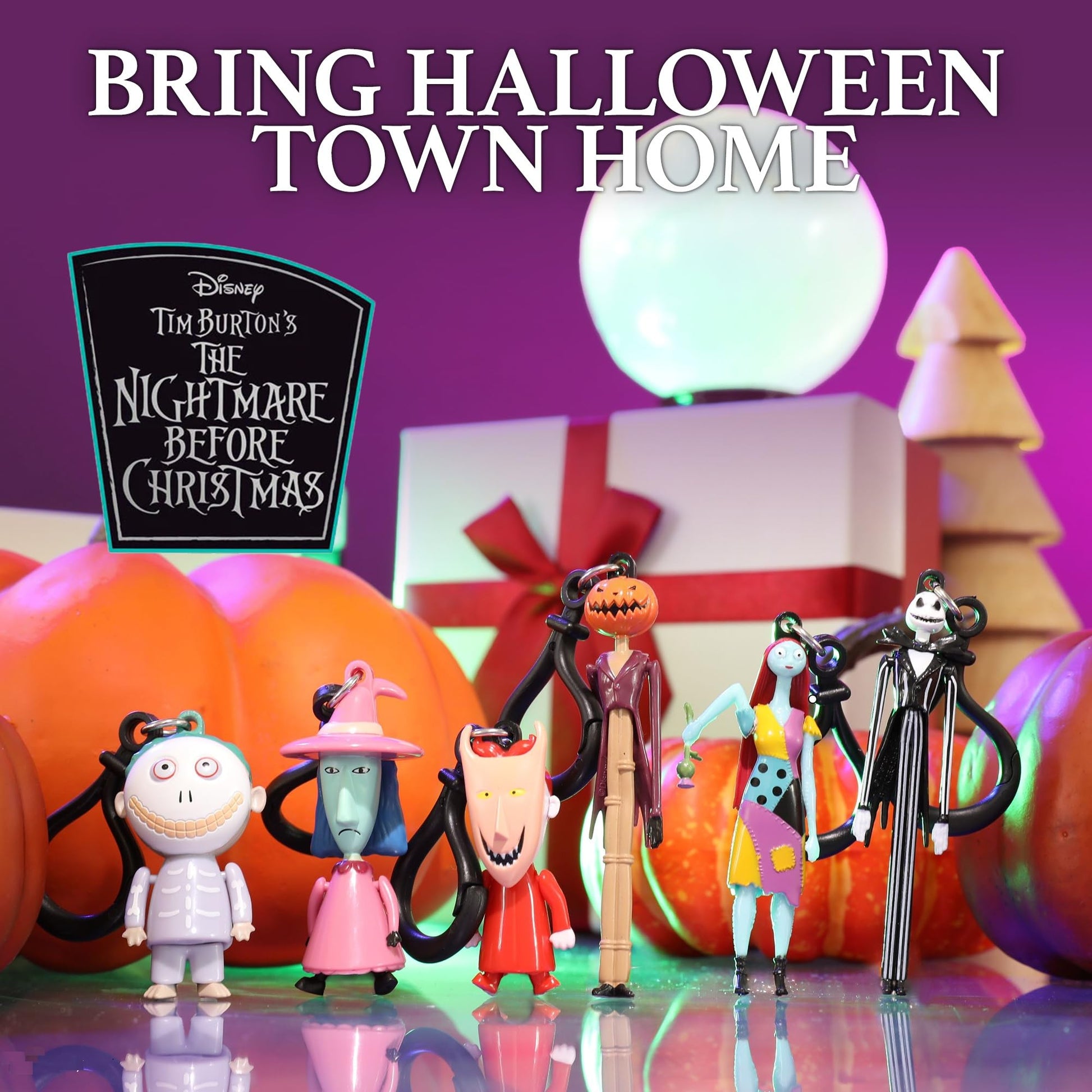 Disney Tim Burton's The Nightmare Before Christmas Chibi in Motion 4-Pack