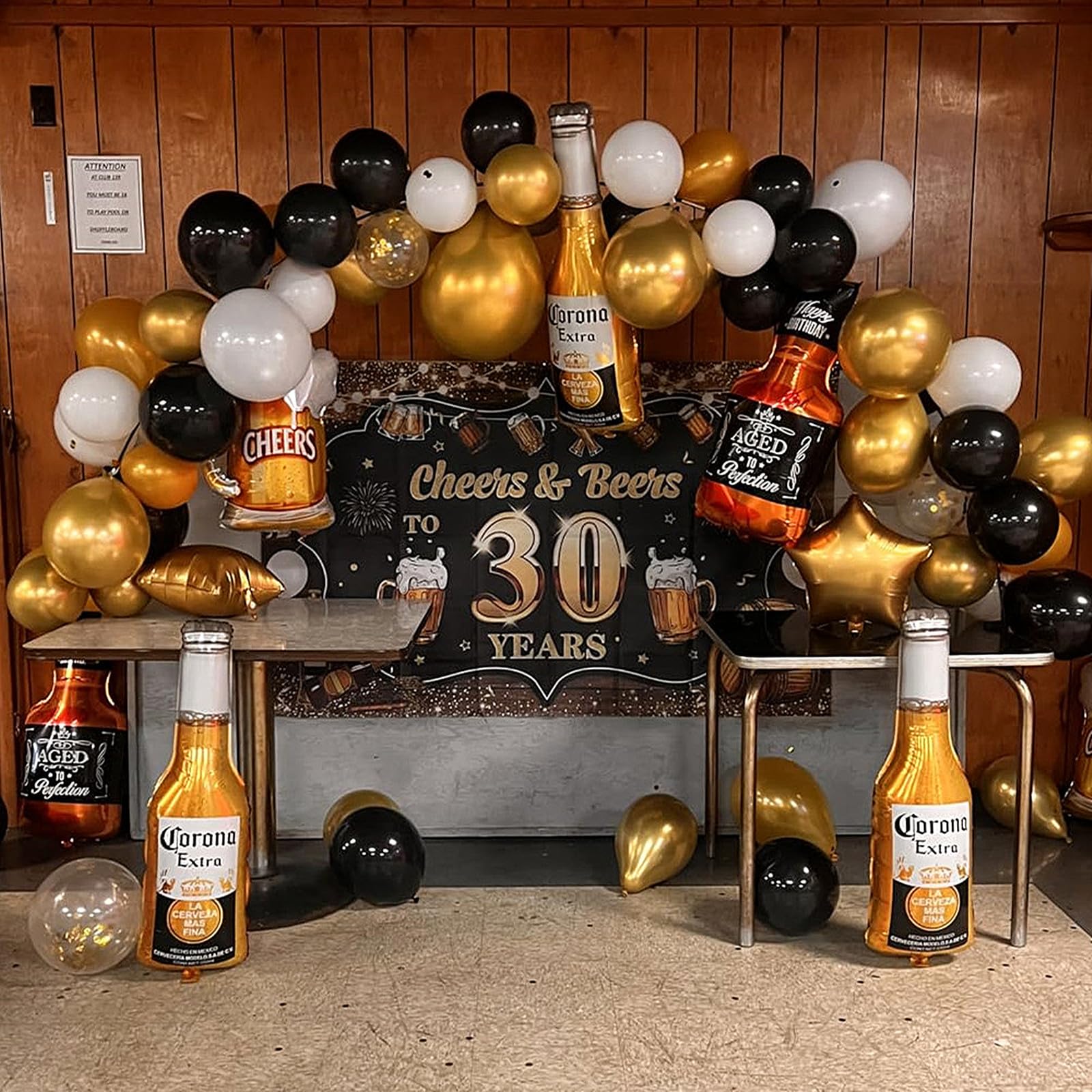 12PCS Corona Whiskey Bottle Beer Mug Mylar Helium Balloons, Men Women Boys Girls Beer Themed Birthday Bachelor Party Decoration, Engagement Decoration