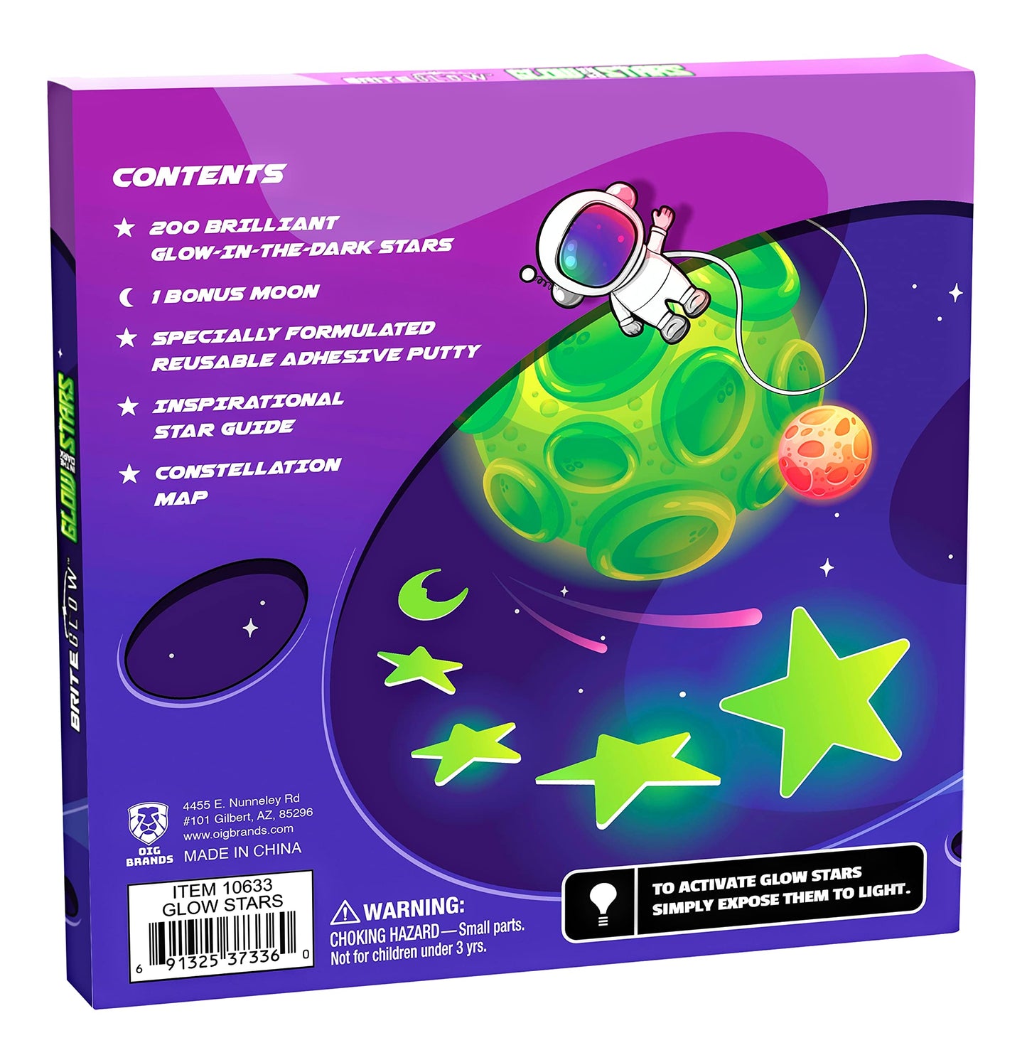 200 Pcs Glow in the Dark Stars with Moon - Luminous 3D Wall Stickers Night Light for Boys & Girls Room Decor - Bedroom Ceiling Space Kids Wallpaper