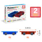 PicassoTiles 2 Piece Car Mini Truck Construction Kit Toy Set Vehicle for Magnetic Blocks Building Tile Sensory Magnet Toys Bricks STEM & Learning