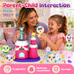 Motivekit Circus Balloon Craft Kit - DIY Sticky Balloon Animal Set with Pump, Funny Inflator for Kids, 3D Stickers, Bouncy Balloons & Accessories