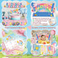 135 pcs Rachell English Teacher Party Supplies, 1st Birthday Decorations Girl & Boy, Photo Banner Balloons Poster Crown High Chair Banner Cake Topper