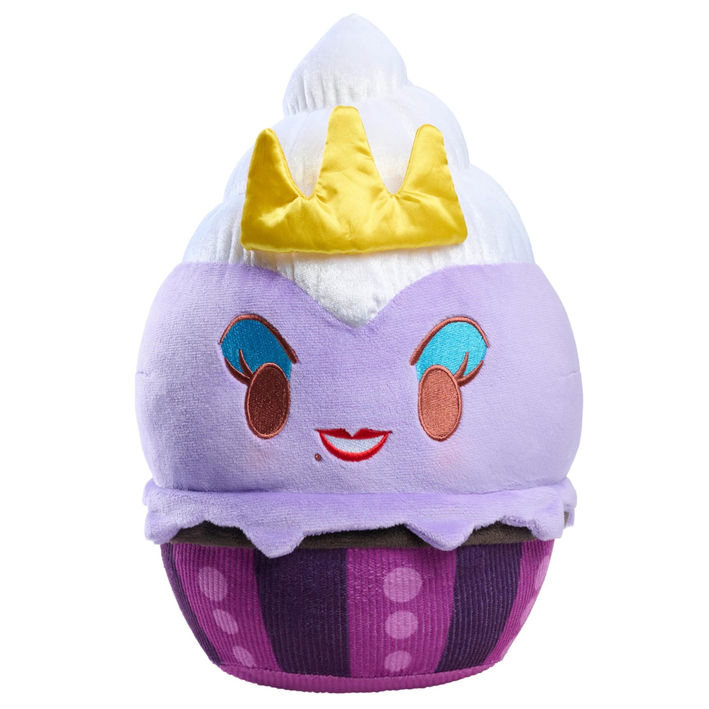 Disney Munchlings Squeeze-A-Munch Large Lavender Scented Ice Cream Sundae Ursula 10-inch Plush, Kids Toys for Ages 0+ by Just Play