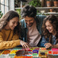White Mountain 500 Piece Jigsaw Puzzle Retro Nostalgic Collage, Good Vibes