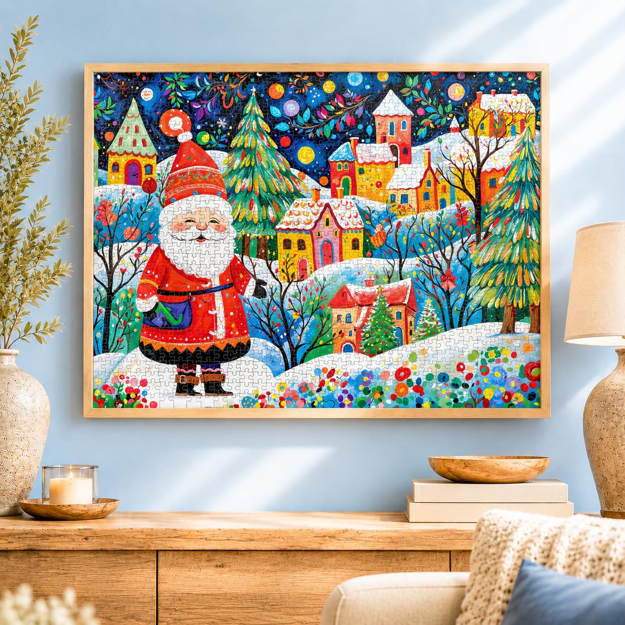 Cross & Glory | Jigsaw Puzzles for Adults | Santa's Yuletide Village