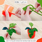 WeVeel Cozy Craftworks Chenille Stem Craft Kit for Adults - CC Small Plants Bundle - Relaxing DIY Arts & Crafts Kit with All Supplies