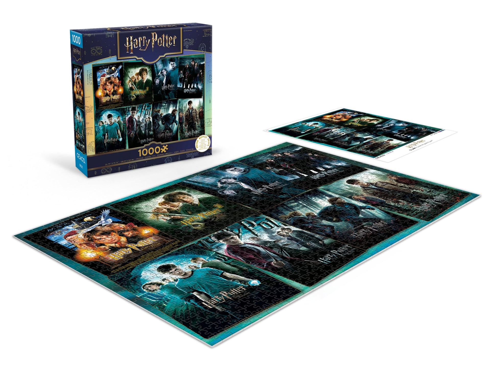 Ceaco - Harry Potter Posters - 1000 Piece Jigsaw Puzzle for Adults