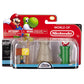 Nintendo Mario Bros Universe Micro Land Wave 1: Layer Cake Desert with Luigi Playset, 3-Pack
