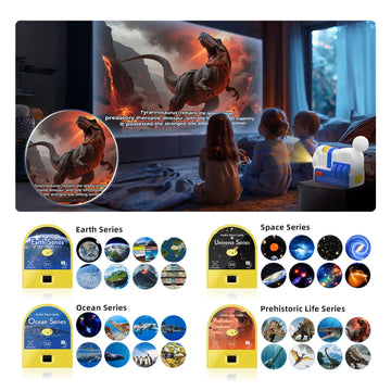 Story Projector for Kids - Educational Storybook Projector,Kids Story Projector with 32 Stories,White Noise & Night Light,Bedtime Story Player,Story