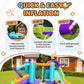 AirMyFun Bounce House for Kids and Toddler, Inflatable Bouncy Castle with Blower Outdoor Indoor Backyard Jumping House with Slide (82003)