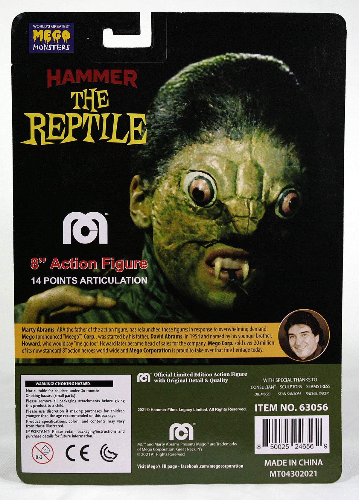 Mego The Reptile 8” Action Figure