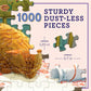 eeBoo Springtime Kitchen 1000 Piece Square Jigsaw Puzzle, 23" x 23"