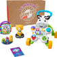 Fisher-Price Baby & Toddler Play Kit Let’s Walk & Talk Gift Set, Developmental Toys & Activity Guide for Infants Ages 9+ Months
