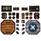 Market - 40pc Double-Sided Market Stall & Prop Pieces for Starters & Masters Alike - Roleplaying Objects for Dungeons & Dragons - Immersive Map