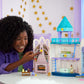 Mattel Disney Wish Toys, Rosas Castle Dollhouse Playset with 2 Posable Mini Dolls, Star Figure, 20 Accessories, Light-Up Projection Dome & More
