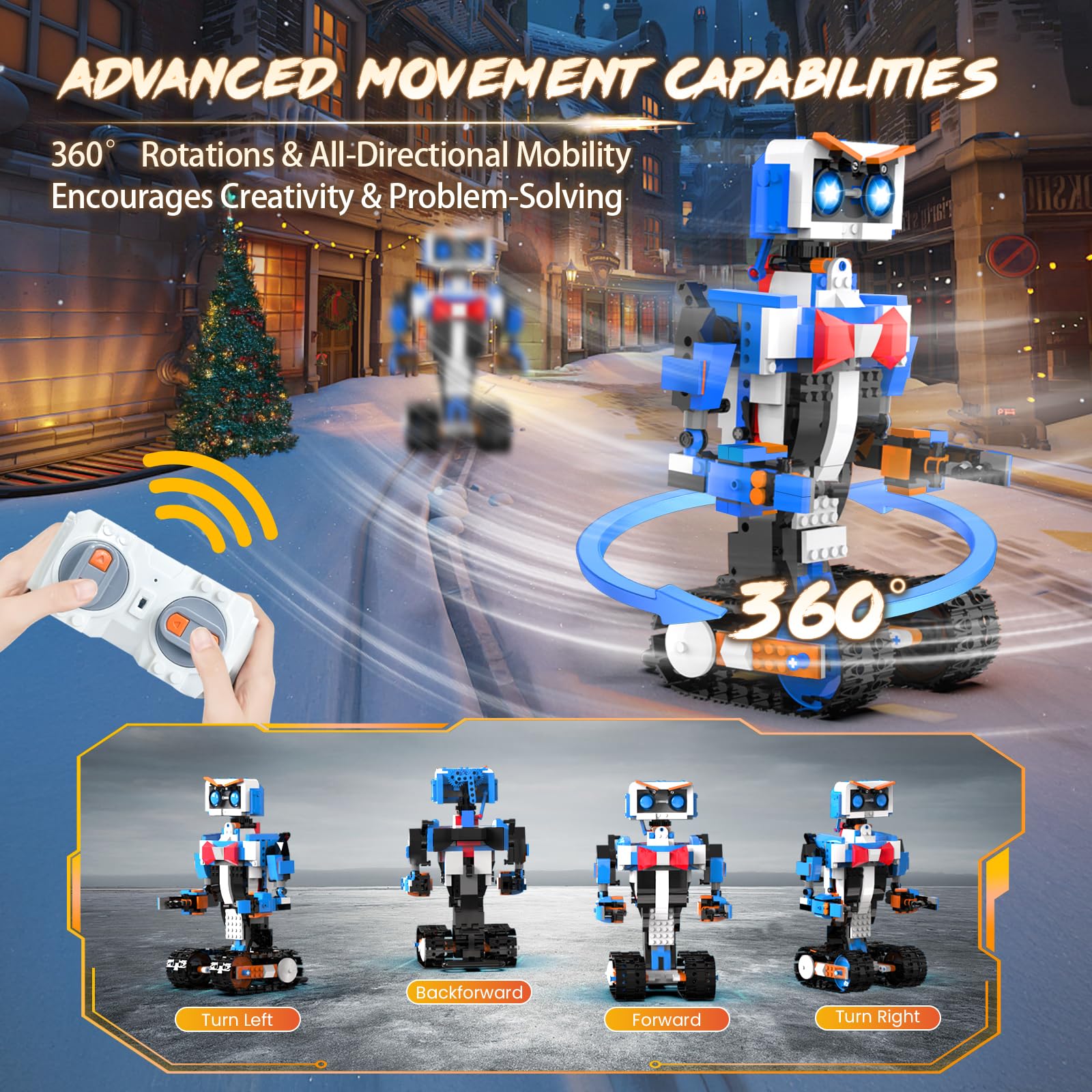 STEM Robot Building Toys for Kids, Robotics Science Toy for Boys Age 8-12