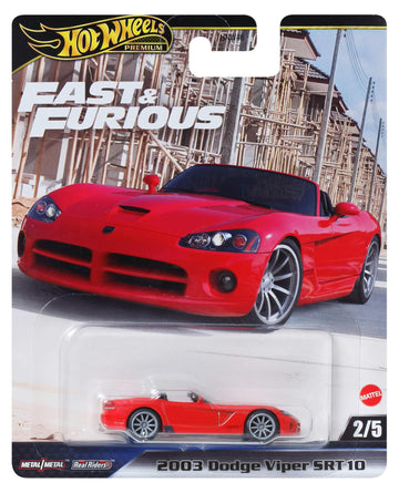 Hot Wheels Cars, Premium Fast & Furious 1:64 Scale Die-Cast Car for Collectors Inspired by Fast & Furious Movie Franchise