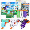 Nerf Minecraft Blasters Set - Bundle with 3 Outdoor Blaster Toys Featuring Ender Dragon, Guardian, and Ghast Plus Stickers, More