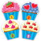 The Learning Journey: My First Match It - Counting Cupcakes- 15 Piece Self-Correcting Matching Puzzles - First Learning Toys for Toddlers 2-5 - Award