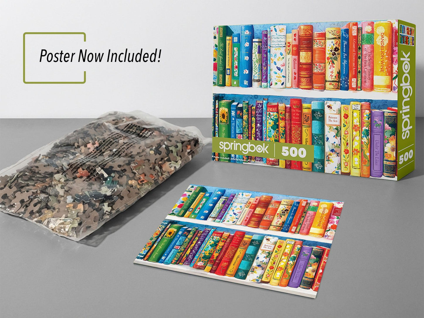 Springbok Books in Bloom 500 Piece Jigsaw Puzzle for Adults