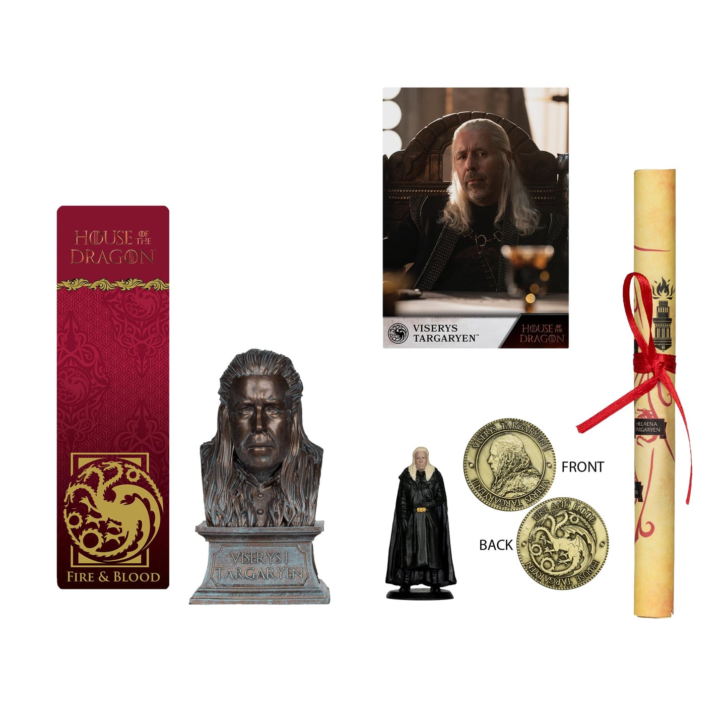 McFarlane Toys - House of The Dragon Viserys Targaryen Collector Box