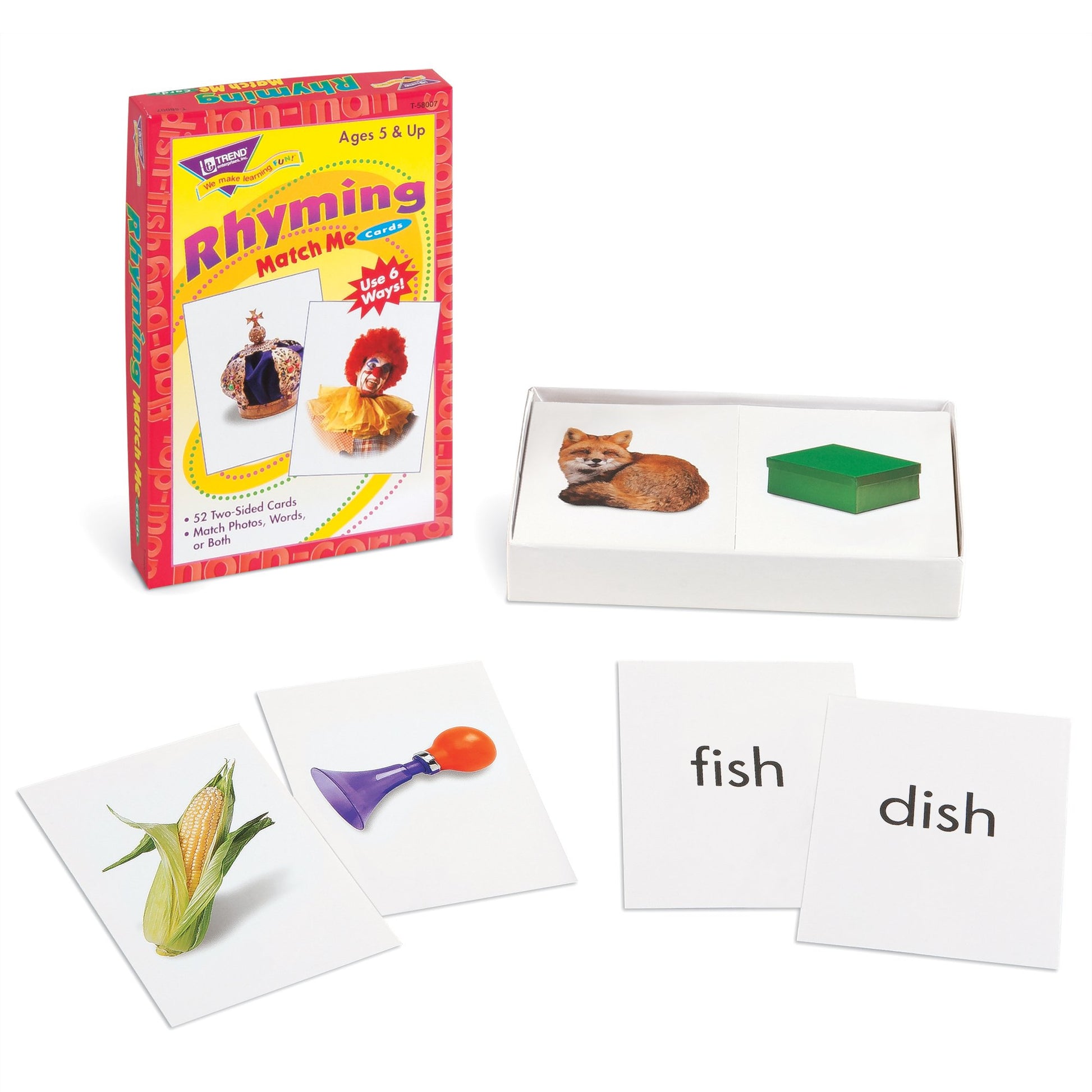 Trend Enterprises, Inc. Rhyming Words Match Me Cards