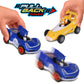 NKOK Sonic Transformed All-Stars Racing 2 Pack Pull Back Action: Tails and Sonic Hedgehog, Two Vehicles, Video Game Legends, No Batteries Required