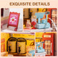 Wowood DIY Mini House Building Miniature Kit Milkbox, Miniverse Lifestyle Bookshelf Decoration, Cute Craft Kits for Women or Girls 14+, Kawaii Gifts