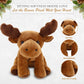 Plushland Beanie Moose Sitting 7" Stuffed Toys Plush Super Soft Winter Holiday (Beanie Moose)