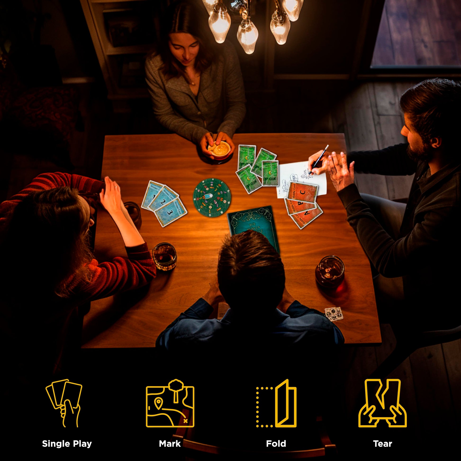 The Sunken Treasure | Exit: The Game - A Kosmos| Family-Friendly, Card-Based At-Home Escape Room Experience for 1 To 4 Players, Ages 10+