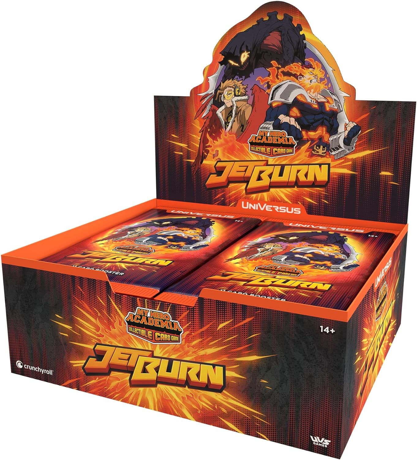 My Hero Academia Collectible Card Game Set 6: Jet Burn Booster Display