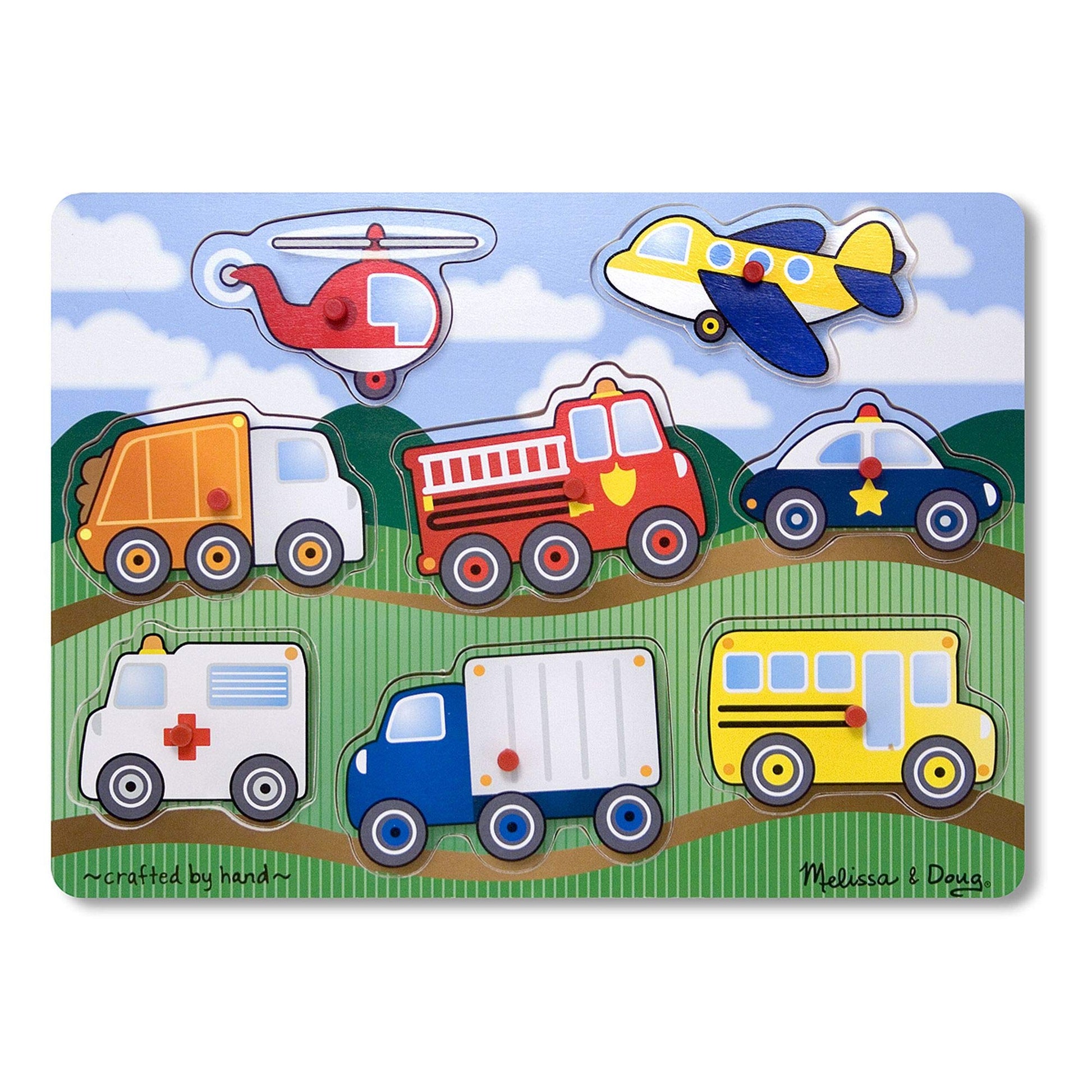 Peg Puzzle Bundle - Farm, Vehicles and Safari