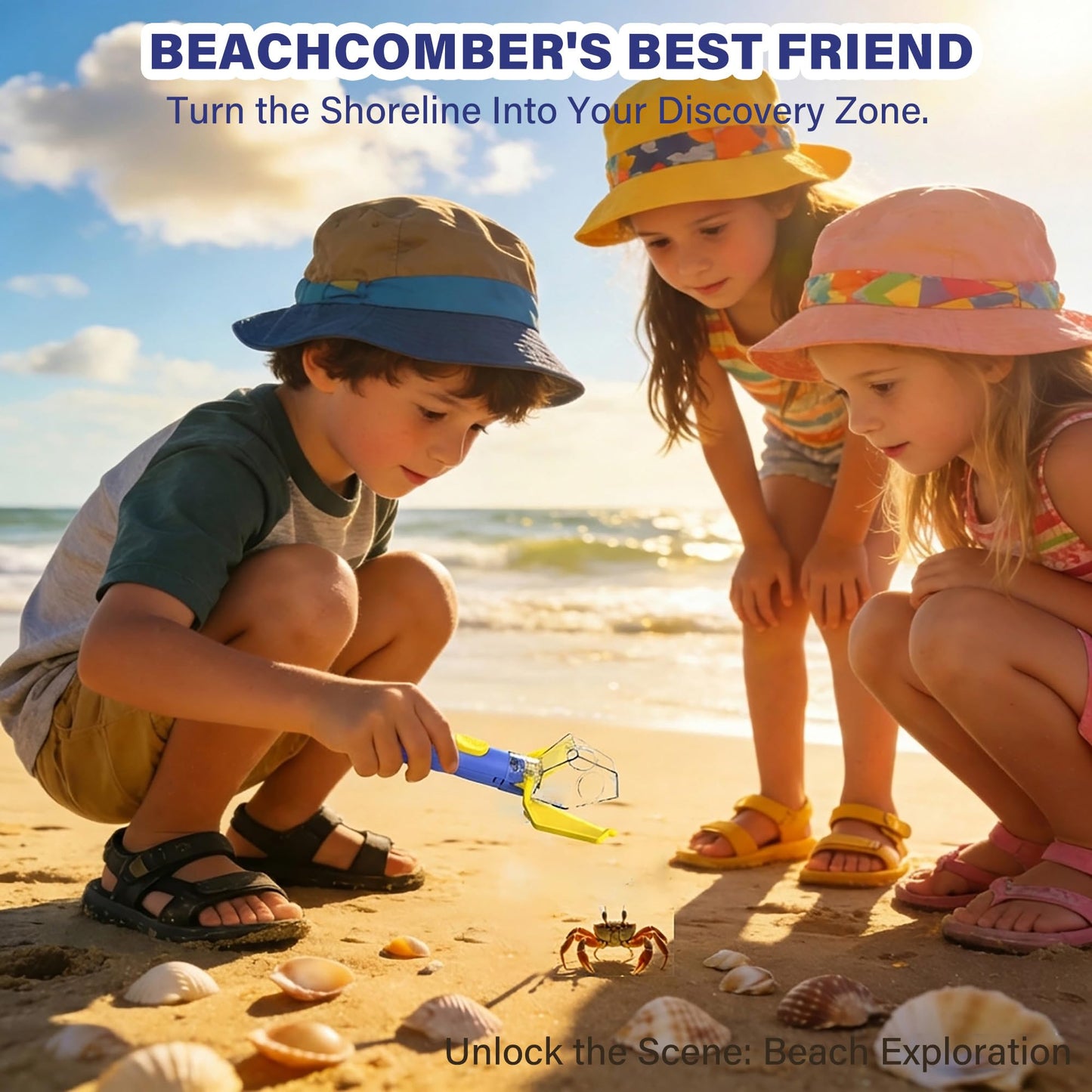 Bug Catcher for Kids with 6X Magnifier, 2 Pack STEM Educational Learning Toys Kit for Boys Girls Ages 3+, Indoor Outdoor Exploration Tool, Backyard