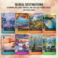 Photo Tour: North America - Family Board Game for Kids and Adults | Travel Strategy Game | Ages 8+ | Easy to Learn | 1-5 Players | Fun for Game Night