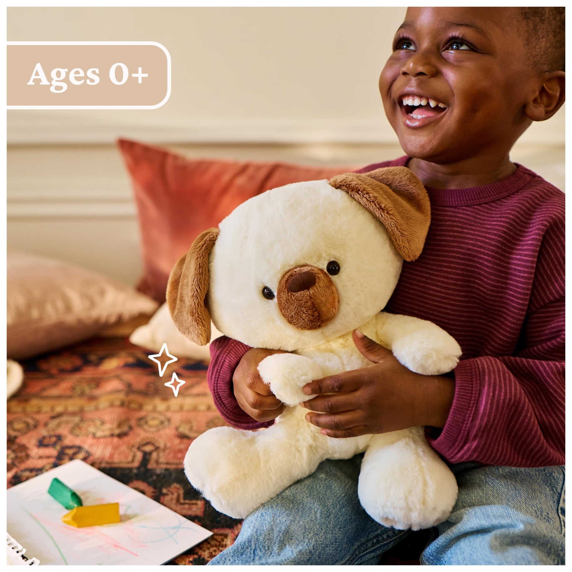 GUND Chip Puppy 12-Inch Plush; Kai Bear-Inspired Dog Stuffed Animal