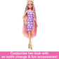 Barbie Fun & Fancy Set, Fashion Doll with Extra-Long Color-Streaked Blonde Hair, Clothes & Styling Accessories