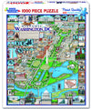 White Mountain 1000 Piece Jigsaw Puzzle, Historic Washington DC