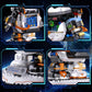 Panda Astronaut Building Blocks Set, Space Astronaut Figure Building Toy, Animals Space Theme STEM Model Kit for Kids, Birthday for Boys Girls Adults
