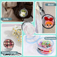 GTILE 4 PCS Clear Figure Display Bag Blind Box Lipsticks Keychain Case