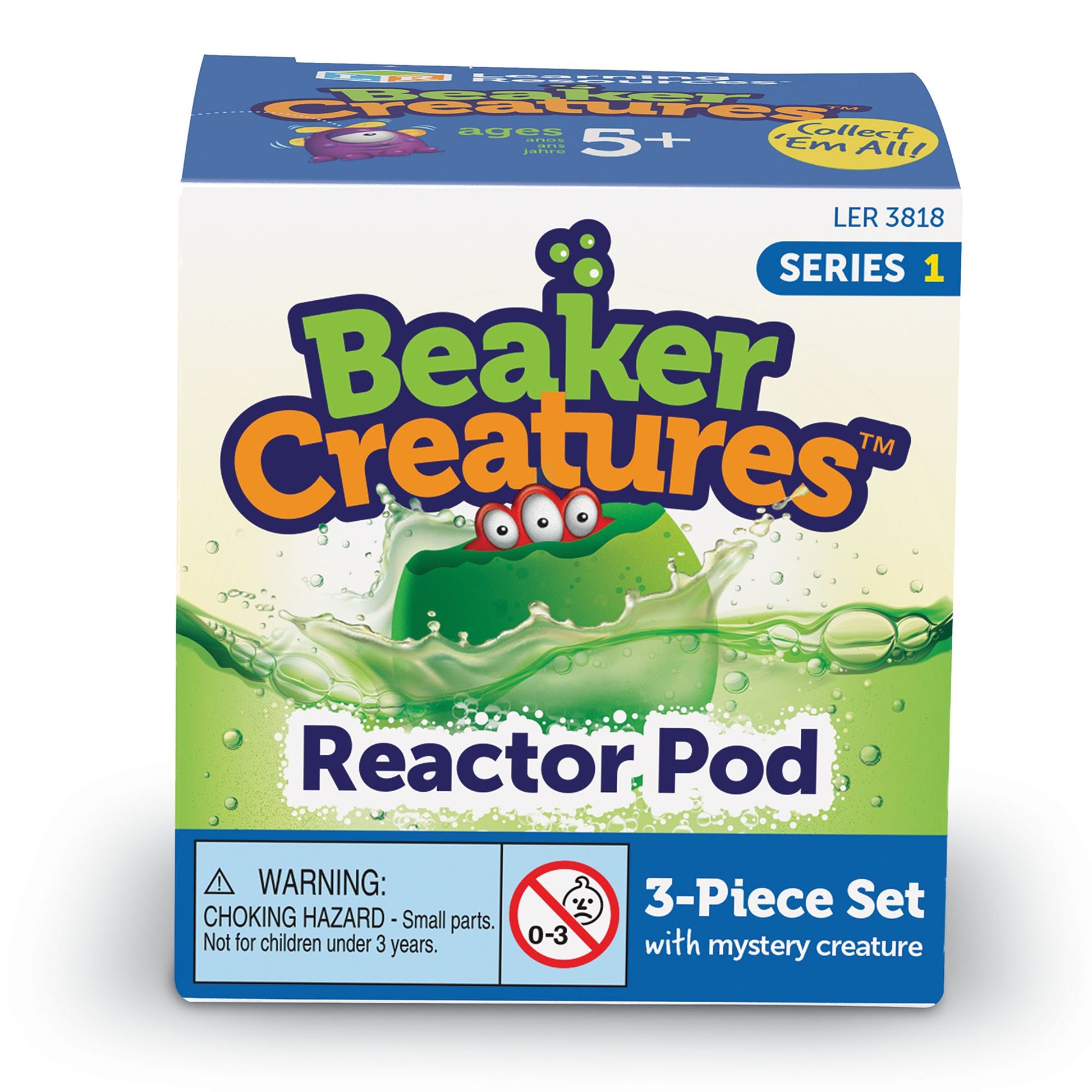 Learning Resources Beaker Creatures 24-Pack Reactor Pods, Series 1