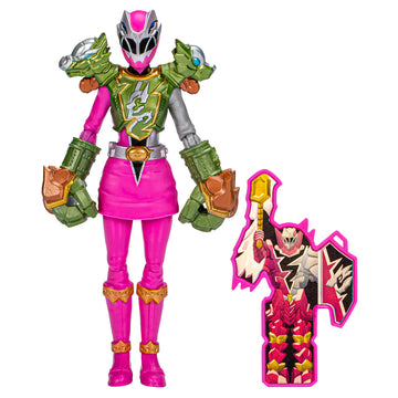 Power Rangers Dino Fury Smash Armor Pink Ranger, 6-Inch Power Rangers Action Figures Make Great Gifts for Boys and Girls Ages 4 and Up