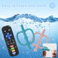 Teething Toys for Babies 0-6 6-12 12-18 Months Bpa Free Teething Sticks and Remote Teether for Babies Baby Sensory Chew Toys for Infants 0-18 Months