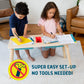 Chuckle & Roar - Play and Create Sensory Table - Indoor Mess Free Fun - Sensory and Tactile Engagement - Great for Preschoolers - Ages 3 and Up