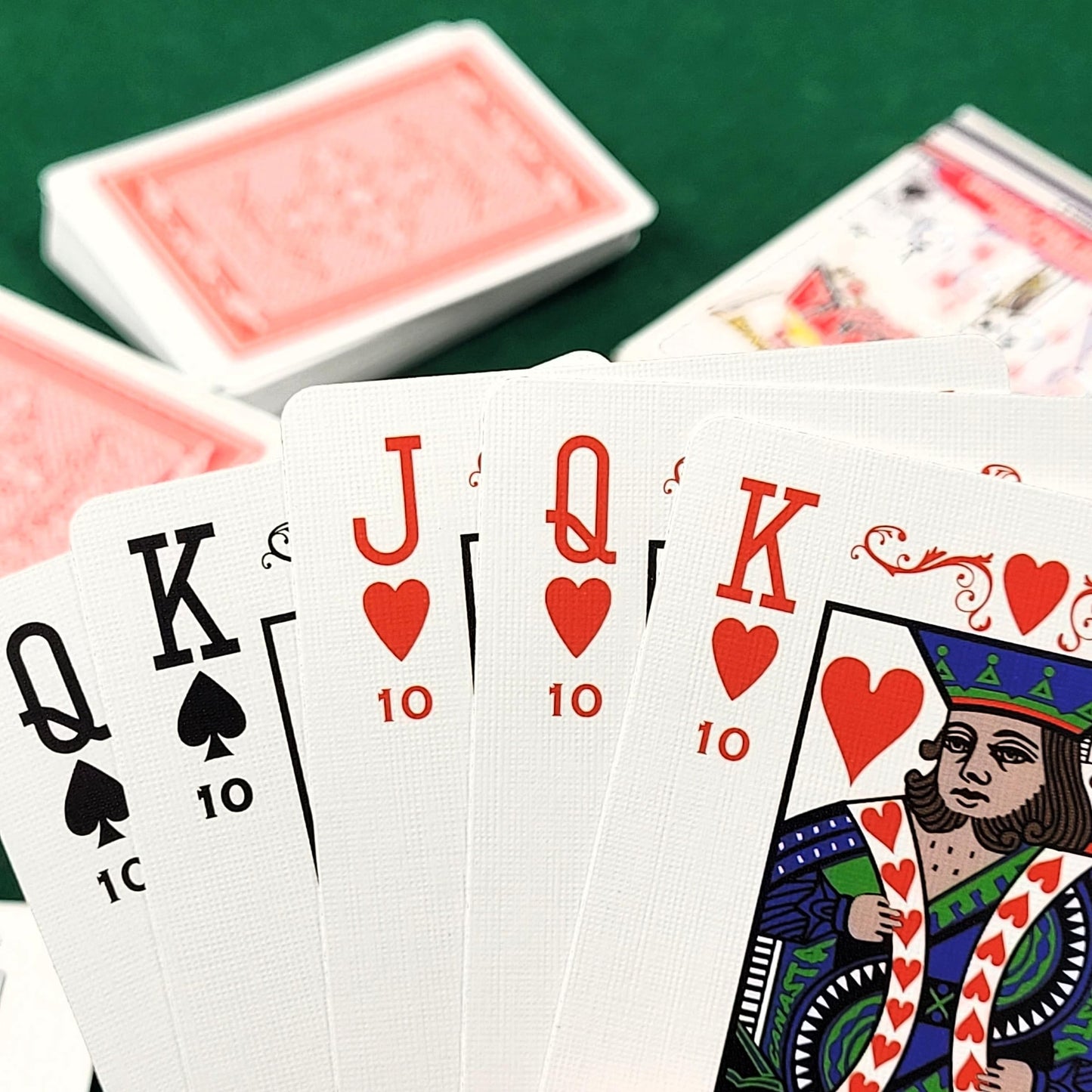 Canasta Clásico Playing Cards: Deluxe Double Deck Set with Point Values